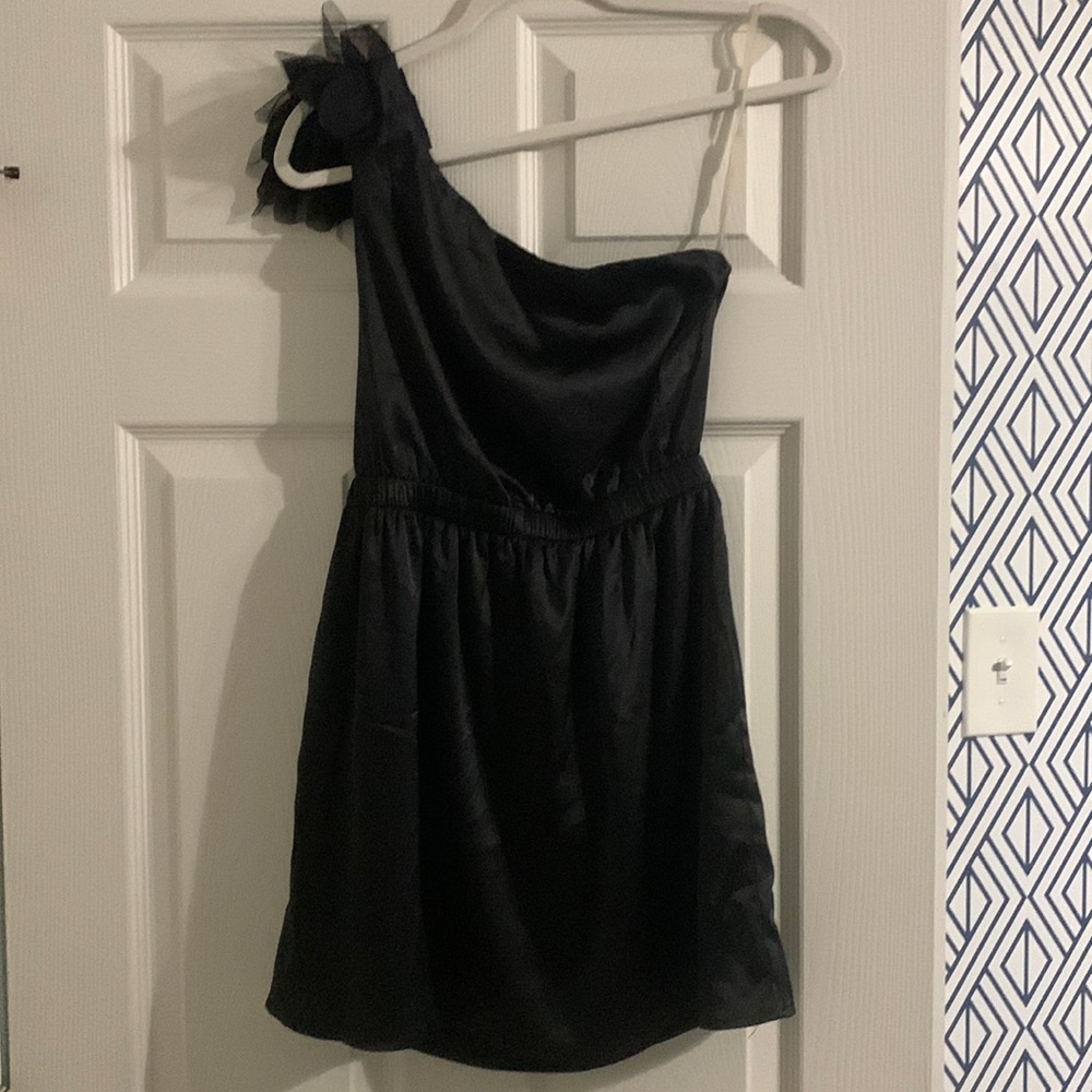 Size Small Black One Shoulder Boutique Cocktail/semi formal Dress